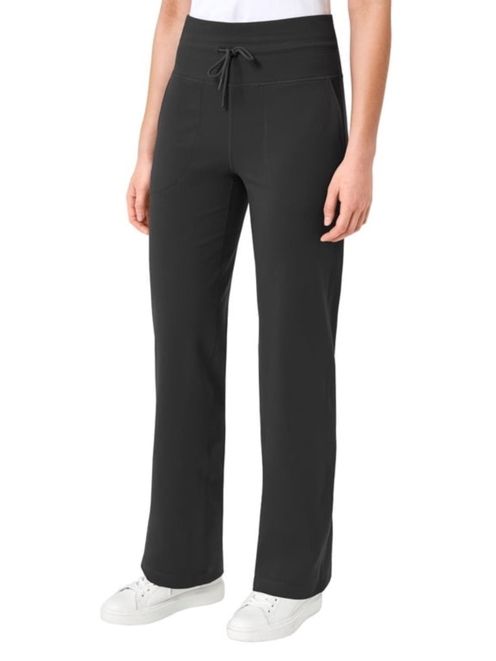 Mondetta Women's Stretch High Rise Straight Leg Active Pant